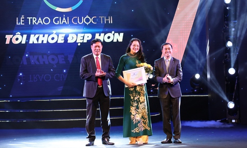 Trao giải Cuộc thi TÔI KHỎE ĐẸP HƠN: Người phụ nữ mắc bệnh hiểm nghèo giành giải Đặc biệt