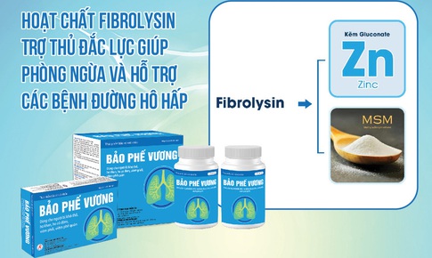 Hoạt chất Fibrolysin - Trợ thủ đắc lực giúp phòng ngừa và hỗ trợ các bệnh đường hô hấp