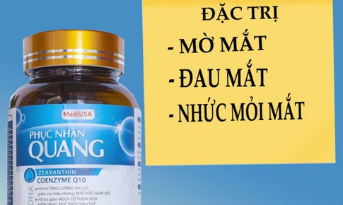 TPBVSK Phục Nh&#227;n Quang bị Cục ATTP &#39;nhắc t&#234;n&#39; v&#236; vi phạm quảng c&#225;o