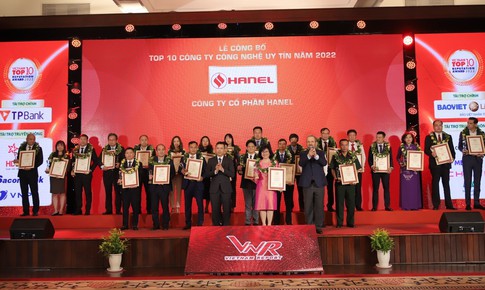  C&#244;ng ty Hanel lọt top 10 c&#244;ng ty c&#244;ng nghệ uy t&#237;n năm 2022