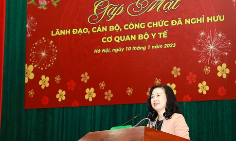 Bộ Y tế gặp mặt c&#225;n bộ hưu tr&#237; nh&#226;n dịp Xu&#226;n Qu&#253; M&#227;o 2023