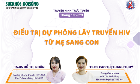 Truyền h&#236;nh trực tuyến: Điều trị dự ph&#242;ng l&#226;y truyền HIV từ mẹ sang con