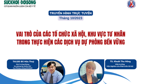 Truyền h&#236;nh trực tuyến: &#39;Vai tr&#242; của c&#225;c tổ chức x&#227; hội, khu vực tư nh&#226;n trong thực hiện c&#225;c dịch vụ dự ph&#242;ng bền vững&#39;