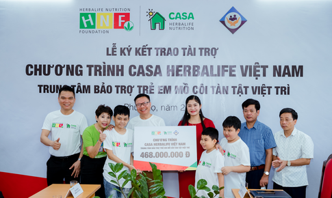 Herbalife Việt Nam li&#234;n tiếp nhận được giải thưởng Tr&#225;ch Nhiệm X&#227; Hội Doanh Nghiệp (CSR)