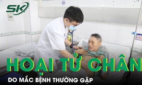 Mắc bệnh thường gặp, người đ&#224;n &#244;ng hoại tử phải cắt cụt ch&#226;n