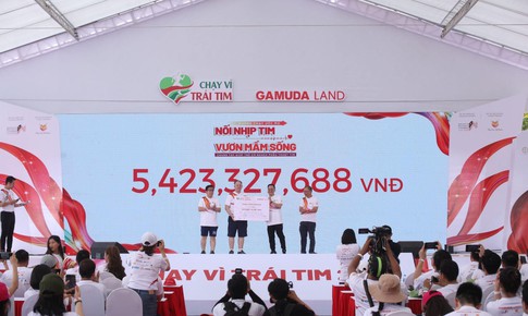 Gần 10 nghìn người tham gia "Chạy Vì Trái Tim 2023" gây quỹ phẫu thuật tim cho trẻ em tại Việt Nam