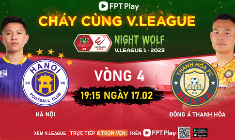 Lịch thi đấu V-League 2023 v&#242;ng 4: Đại chiến tranh ng&#244;i đầu tại H&#224; Nội