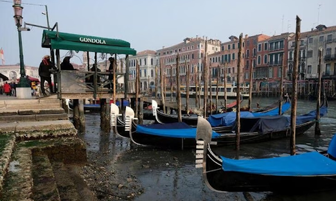 Venice - th&#224;nh phố giữa biển nước của Italia nguy cơ... cạn nước