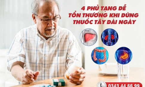Cảnh báo 4 phủ tạng dễ tổn thương nặng khi dùng thuốc tân dược dài ngày