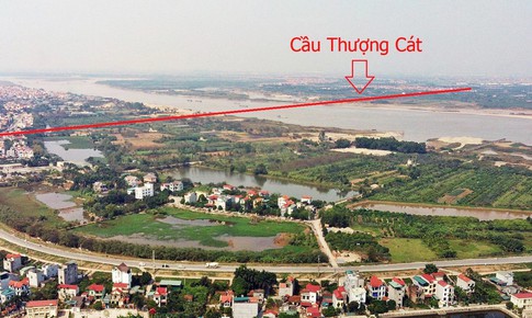 H&#224; Nội sắp c&#243; cầu bắc qua s&#244;ng Hồng hơn 8.300 tỷ đồng, c&#243; tới 8 l&#224;n xe