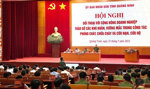 Quảng Ninh: Thiếu tướng Đinh Văn Nơi y&#234;u cầu c&#244;ng an gần d&#226;n, cầu thị, kh&#244;ng g&#226;y phiền h&#224; về quản l&#253; PCCC