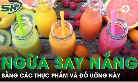 Thực phẩm v&#224; đồ uống gi&#250;p ngăn ngừa say nắng