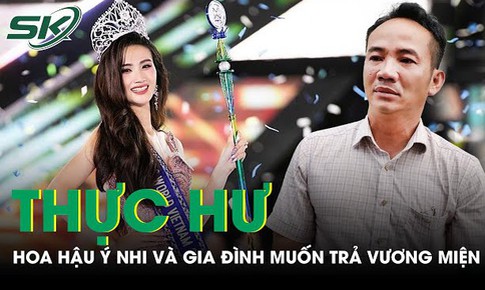 Thực hư Hoa hậu &#221; Nhi v&#224; gia đ&#236;nh muốn trả lại vương miện?