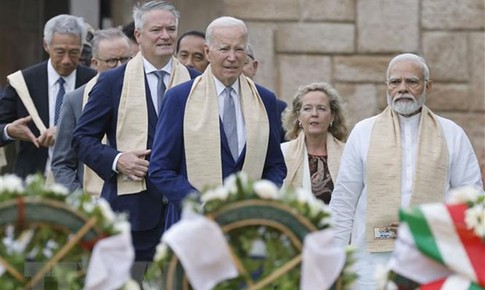 Tổng thống Mỹ Joe Biden kết th&#250;c chuyến thăm tới Ấn Độ