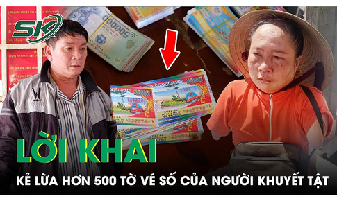 Bất ngờ lời khai của kẻ tr&#225;o hơn 500 tờ v&#233; số của người phụ nữ kh&#244;ng ch&#226;n tay