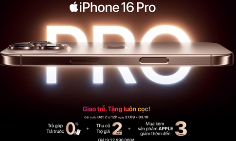 Đặt trước iPhone 16 series đợt 2 – Giao trễ tặng lu&#244;n cọc, ưu đ&#227;i si&#234;u hấp dẫn!