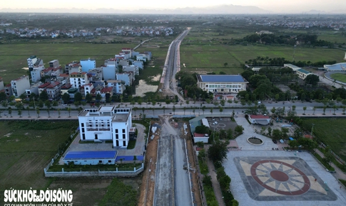 Hiện trạng đường trục ph&#225;t triển kinh tế ven H&#224; Nội sắp th&#244;ng xe