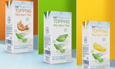 Tập đo&#224;n TH ra mắt sản phẩm mới Sữa chua uống tiệt tr&#249;ng TH true YOGURT TOPPING