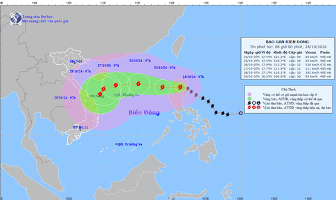 Chuy&#234;n gia n&#243;i về sự dị thường của b&#227;o Tr&#224; Mi khi v&#224;o Biển Đ&#244;ng