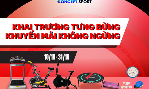 Concept Sport khai trương tưng bừng - khuyến m&#227;i kh&#244;ng ngừng tại cửa h&#224;ng mới quận Ph&#250; Nhuận, TP.HCM