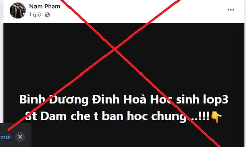 Xử phạt người lan truyền tin giả &#39;học sinh lớp 3 đ&#226;m chết bạn&#39; ở B&#236;nh Dương