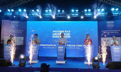 Nhiều y b&#225;c sĩ đồng h&#224;nh c&#249;ng giải Marathon quốc tế Di sản Hạ Long 2024