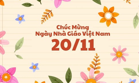 Những mẫu thiệp ch&#250;c mừng ng&#224;y Nh&#224; gi&#225;o Việt Nam 20/11 đẹp nhất 2024