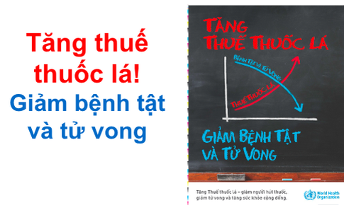 Tăng thuế thuốc l&#225; thực hiện c&#224;ng sớm gi&#250;p cứu sống nhiều người, giảm tổn thất kinh tế, x&#227; hội