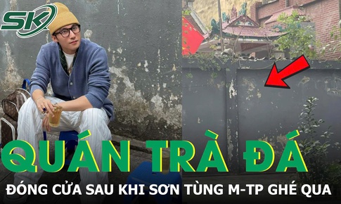 Sơn T&#249;ng M-TP ngồi tr&#224; đ&#225; g&#226;y &quot;b&#227;o&quot; mạng khiến qu&#225;n đ&#243;ng cửa sau nửa ng&#224;y