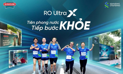 Sunhouse RO UltraX - Tiếp bước khỏe Giải Chạy Standard Chartered Hanoi Marathon 2024