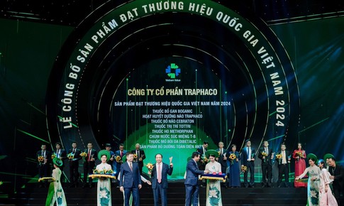 Traphaco giữ vững vị thế, lần thứ 7 li&#234;n tiếp đạt danh hiệu Thương hiệu Quốc gia Việt Nam