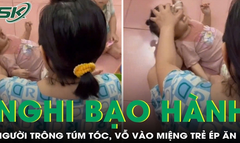 Bức x&#250;c trước clip người phụ nữ c&#243; h&#224;nh vi th&#244; bạo, giật t&#243;c, ấn miệng trẻ tại Vũng T&#224;u