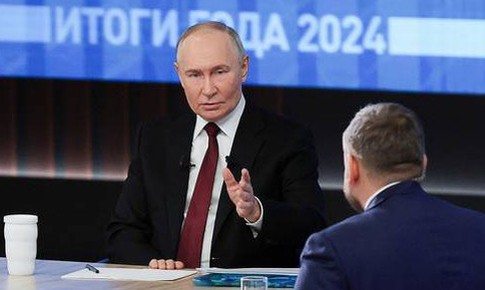 &#212;ng Putin đề cập đến t&#234;n lửa si&#234;u vượt &#226;m Oreshnik trong họp b&#225;o cuối năm