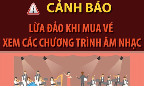 Cảnh b&#225;o lừa đảo khi mua v&#233; xem c&#225;c chương tr&#236;nh &#226;m nhạc qua mạng