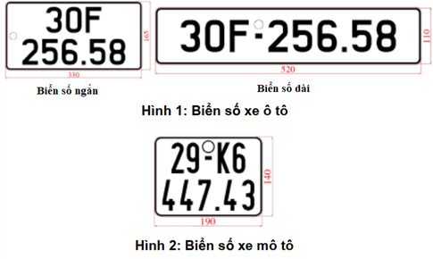 C&#225;ch ph&#226;n biệt biển số xe thật v&#224; biển số xe giả