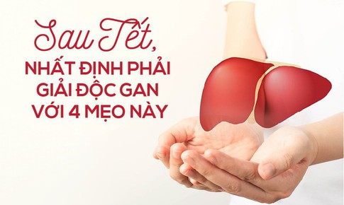 4 mẹo hỗ trợ giải độc gan sau Tết