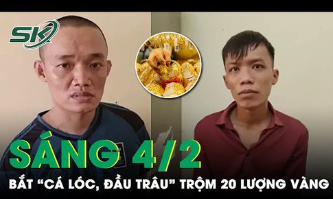 S&#225;ng 4/2: Bắt khẩn cấp 2 si&#234;u trộm ‘c&#225; l&#243;c, đầu tr&#226;u’ đột nhập nh&#224; d&#226;n lấy đi 20 lượng v&#224;ng