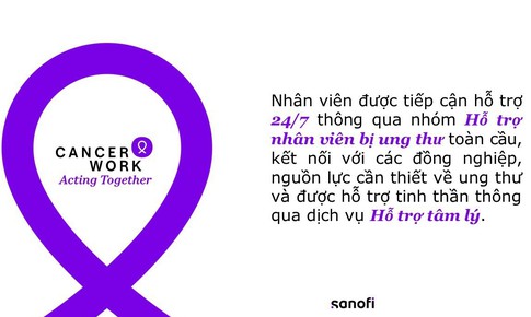Sanofi ra mắt chương tr&#236;nh to&#224;n cầu hỗ trợ cho nh&#226;n vi&#234;n bị ảnh hưởng bởi ung thư
