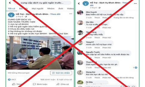 Mạo danh cơ quan BHXH tr&#234;n Facebook, lừa đảo h&#224;ng  trăm triệu đồng