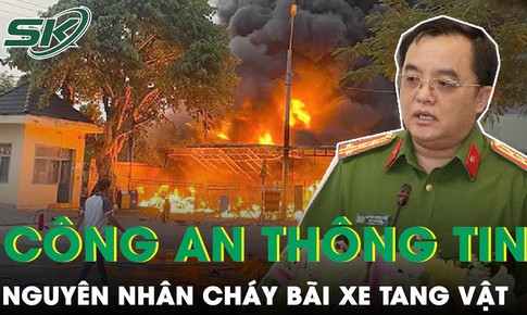 Nguy&#234;n nh&#226;n ch&#225;y b&#227;i xe tang vật ở B&#236;nh Thuận do chiến sĩ c&#244;ng an bất cẩn