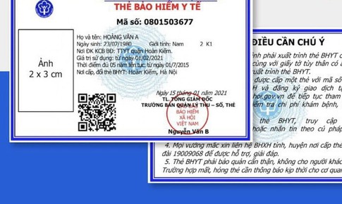 BHXH Việt Nam n&#243;i g&#236; về thẻ BHYT mẫu mới kh&#244;ng ghi ng&#224;y hết hạn sử dụng?