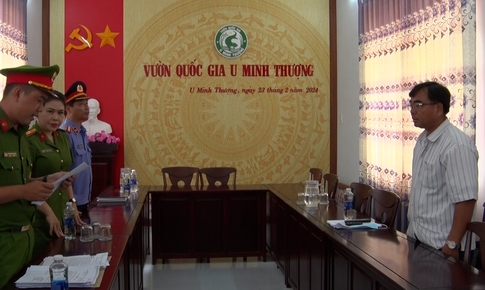 Bắt nguy&#234;n gi&#225;m đốc Vườn quốc gia U Minh Thượng