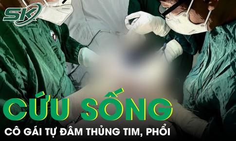 C&#244; g&#225;i tự đ&#226;m thủng tim, phổi được cứu sống