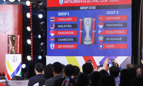 Đội tuyển Việt Nam rơi v&#224;o &#39;bảng tử thần&#39; tại AFF Cup 2024