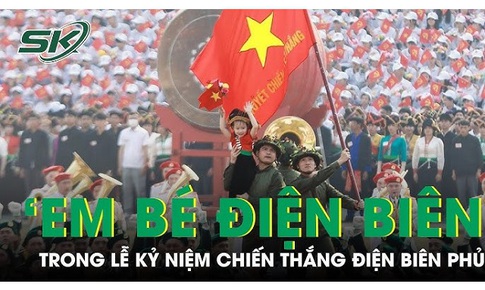 Ấn tượng ch&#226;n dung ‘em b&#233; tượng đ&#224;i’ trong Lễ kỷ niệm 70 năm Chiến thắng Điện Bi&#234;n Phủ