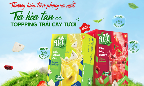 Trí Việt Phát Foods ra mắt trà trái cây có topping tươi Wil