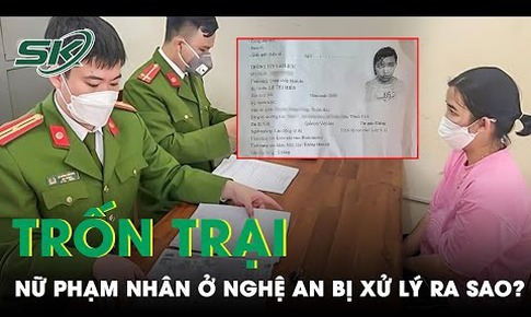 Những t&#236;nh huống ph&#225;p l&#253; trong vụ nữ phạm nh&#226;n 24 tuổi trốn khỏi trại giam ở Nghệ An