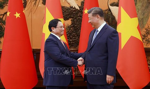 Thủ tướng Phạm Minh Ch&#237;nh hội kiến Tổng B&#237; thư, Chủ tịch Trung Quốc Tập Cận B&#236;nh