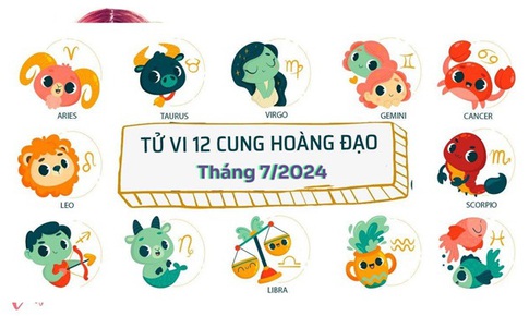 Tử vi 12 cung ho&#224;ng đạo th&#225;ng 7/2024: Bạch Dương kh&#243; khăn, Ma Kết biến động