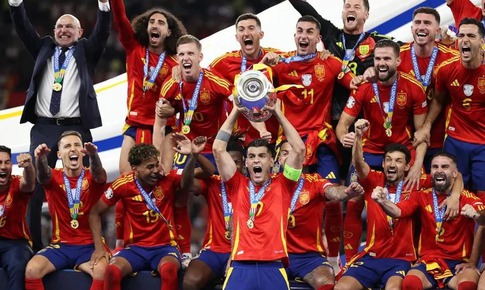 Cận cảnh T&#226;y Ban Nha đ&#225;nh bại tuyển Anh, gi&#224;nh chức v&#244; địch EURO 2024